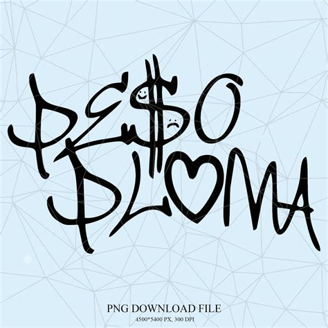 peso pluma logo design